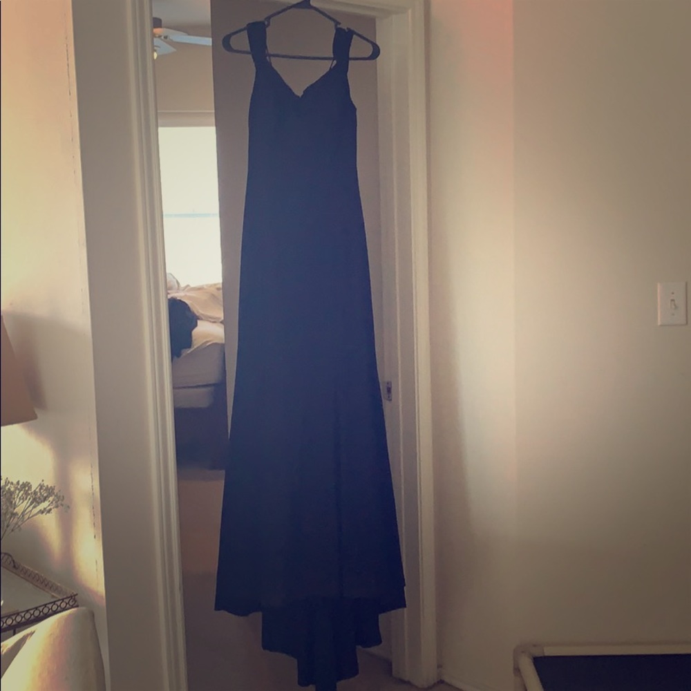 Adriana Papell Off the Shoulder Mermaid Gown